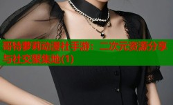 哥特萝莉动漫社手游：二次元资源分享与社交聚集地(1)