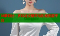 i8萝莉社：多样社交聊天与影视资源平台