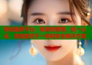 密码服务平台：集密钥管理、统一认证、智能监控于一体的安全解决方案