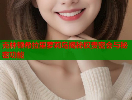 克林顿希拉里萝莉岛揭秘权贵密会与秘密功能  第1张