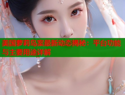美国萝莉岛案最新动态揭秘：平台功能与主要用途详解  第1张